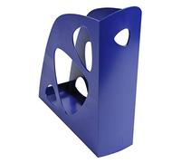 Exacompta - 181104D - Juego de 10 revisteros ECOMAG - Dimensiones 24,8 x 7,7 x 25,7 cm - Certificado Blue Angel - Revisteros para documentos en formato A4 y A4 maxi - Color Azul medianoche