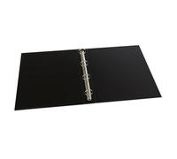 Exacompta 19291E - Porta-bloc de cartón Balacron con bolsillo de plástico y pinza con sitema de fijación mural Tamaño 23 cm x 32 cm para documentos tamaño A4 color negro.