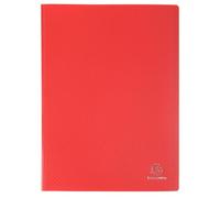 Exacompta 20 carpetas de fundas Opak A4 20 fundas rojo