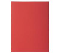 Exacompta 218012E - Lote de 50 Subcarpetas Rock"S 220 con Solapa, Color Rojo