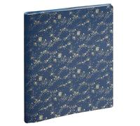 Exacompta - 226272E - Agenda de escritorio SAD 22S Melina - 18,5 x 22,5 cm - Semana 16 meses - Septiembre 2023 a diciembre de 2024 - Color azul confeti plateado