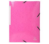 Exacompta 25 carpetas con gomas Iderama Maxi Capacity A4 425g/m² rosa