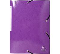 Exacompta 25 carpetas con gomas Iderama Maxi Capacity A4 425g/m² violeta