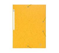 Exacompta 25 carpetas con gomas Scotten 3 solapas Maxi Capacity A4 amarillo