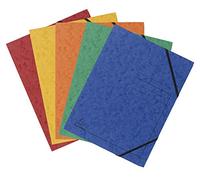 Exacompta 25 carpetas con gomas sin solapas estampadas 355 g/m² surtidas