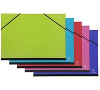 Exacompta - 25729E - Juego de 5 tableros de dibujo Iderama - con gomas - interior de papel blanco - reverso de lona - dimensiones 32 x 45 cm - formato para archivo A3 (297 x 420 mm) - colores surtidos