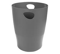 Exacompta 26,3 x 26,3 x 33,5 cm oficina Eco papelera - Ratón, color gris