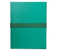 Exacompta - 2643E - 1 Carpeta con gomas Balacron sin solapa, cinta velcro - 24x32cm - Verde