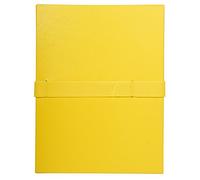 Exacompta - 2649E - 1 Carpeta con gomas Balacron sin solapa, correa velcro - 24x32cm - Amarillo