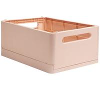 EXACOMPTA 27231D - Caja de almacenamiento plegable Smart Case Maxi multiusos - Se entrega en plano - Tamaño A4+ - Dimensiones: Prof 37,5 x 27,5 x 16,3 cm - Nude