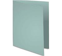 Exacompta - 330009E - Pack de 100 SUPER 210 g/m2 subcarpetas rígidas en colores pastel - subcarpetas certificadas PEFC™ - dimensiones 24 x 32cm para formato A4 - color gris