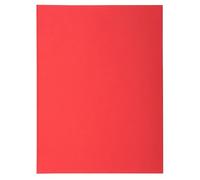 Exacompta 330012E - Lote de 100 Subcarpetas Super 250, Color Rojo