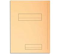 Exacompta 335002E - Lote de 50 Subcarpetas Super 250 Impresas y con 2 Solapas, Color Crema