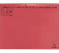 Exacompta 370303B 25 Exacompta Hängehefter Exaflex Karton rot 2 x Amtsheftung