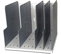 Exacompta Clasificador vertical 390740D – A4, clásico, 5 placas de separación, gris
