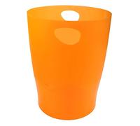 Exacompta 45352D Linicolor - 26,3 x 26,3 x 33,5 cm Eco papelera - naranja translúcido