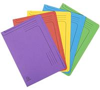Exacompta 48000E - Lote de 5 Subcarpetas Forever® 290 Impresas y Borde Estrecho, Colores Surtidos