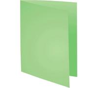 Exacompta, 50 fundas Forever® de 100 unidades, formato 170, con borde desplazado, 24x32 cm, color verde "Pré", referencia 421004E