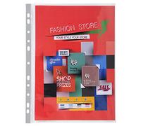 Exacompta 50 fundas perforadas Premium PP liso 14/100 mm incoloro