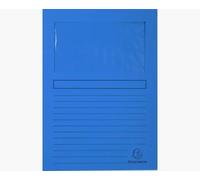 Exacompta Subcarpetas Forever® 120 50102E – Lote de 100, ventana, impresas, azul