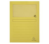 Exacompta 50109E, paquete de carpetas tipo "Fenstermappen", 100 unidades, con impresión de organización