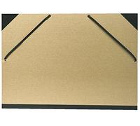 Exacompta - 544100E - 1 tablero de dibujo kraft natural - con gomas - lona trasera y esquinas - dimensiones 32 x 45 cm - formatos para clasificar A3 (297 x 420 mm - color marrón kratf