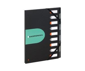 Exacompta 55334e lengüeta de índice polipropileno (pp) negro