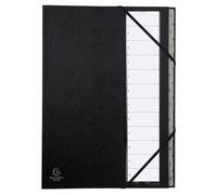 Exacompta 56012e archivador organizador cartón negro