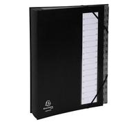 Exacompta 56032e separador negro a4