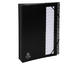Exacompta 56032e separador negro a4