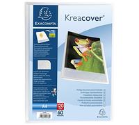 Exacompta 5768E - Carpeta de 60 fundas, A4, transparente