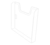 Exacompta - 64358D - Pack de 10 A4 Elementos Individuales Orientación Vertical para Montaje en Pared - Ampliables - Capacidad Máxima por Caja de 26 mm - Dimensiones: 3,6 x 23,9 x 30 cm - Cristal