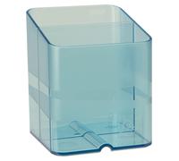 Exacompta 67736D, paquete de 10 portalápices premium, organizador tipo "Pen-Cube" con 2 compartimentos para mayor capacidad