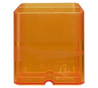 Exacompta 67746D, paquete de 10 portalápices premium, organizador tipo "Pen-Cube" con 2 compartimentos para mayor capacidad