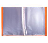 Exacompta 8 carpetas de fundas Opak A4 80 fundas naranja