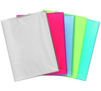 Exacompta, 8 fundas protectoras para documentos, de plástico semirrígido, capacidad para 180 documentos, formato A4, surtido de colores, modelo 85969E