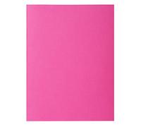 Exacompta Subcarpeta de papel 800020E – Formato DIN A4 – 80 g/m² – Fucsia – Certificado PEFC