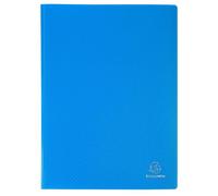 Exacompta Carpeta de fundas 85102E polipropileno flexible 100 vistas A4 azul