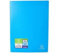 Exacompta 8512E - Carpeta de 10 fundas PVC, A4, color azul