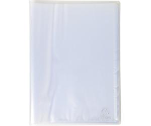 Exacompta 85360E, Puerta Documentos A4, Chromaline Translúcido, Transparente, Pack de 4 Puerta Documentos con 30 Fundas