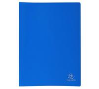 Exacompta Carpeta 8547E – 40 fundas PVC A4, azul
