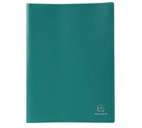 Exacompta Carpeta 8553E – 50 fundas PVC A4, color verde