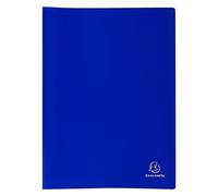 EXACOMPTA 8557E, Libreta de hojas sueltas, formato DIN A4, de polipropileno, 50 fundas, color azul