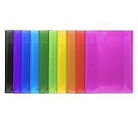 Exacompta 85970E - Lote de 8 carpetas de 100 fundas, A4, multicolor