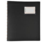 Exacompta 86234E - Carpeta de 20 fundas con anillas, A4, color negro