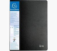 Exacompta 88401E - Carpeta de 40 fundas, A4, color negro