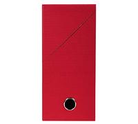 Exacompta 89425E Archivador transferencia de Tela 12 cm, Rojo