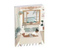 Exacompta - Agenda diaria de 12 x 17 cm - Agosto 2026 a Jul 2027 Surf