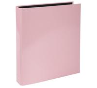 Exacompta Archivador AQUAREL – 2 anillas 2,5 cm, lomo 4 cm, cubierta forrada interior negro – Rosa