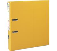 Exacompta, archivador de palanca Prem'Touch PP, dorso de 50 mm, formato A4 máximo. Color amarillo, referencia 53149E